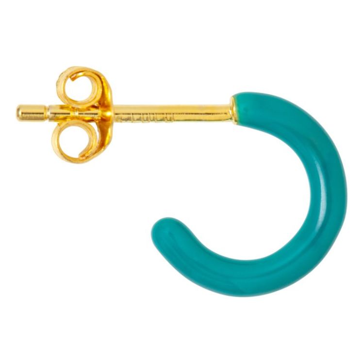 Color Hoop 1 Pcs-Enamel petrol