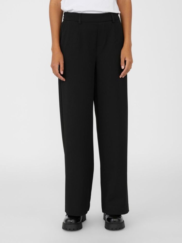 OBJLISA MW WIDE PANT NOOS BLACK