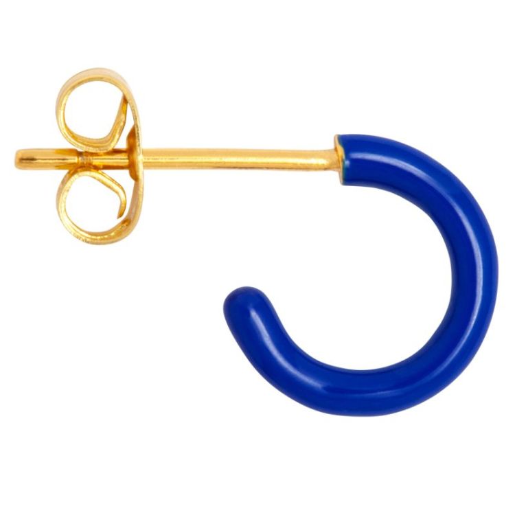 Color Hoop 1 Pcs-Enamel DAZZLING BLUE