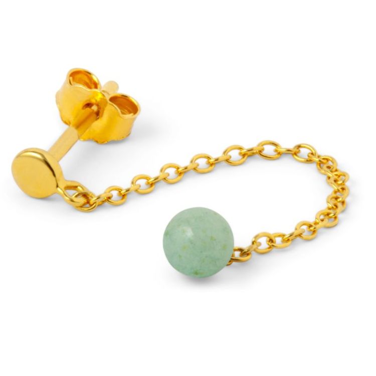 Natural Stone Chain LIGHT GREEN