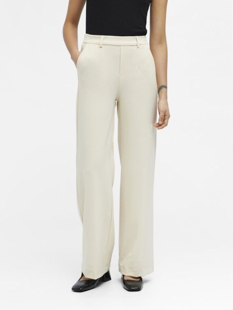 OBJLISA WIDE PANT NOOS SANDSHELL