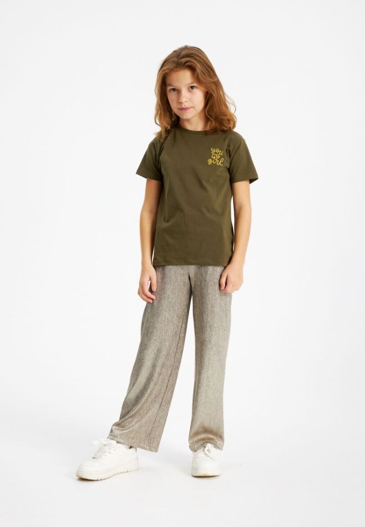 TNLEAH WIDE PANTS GOLD