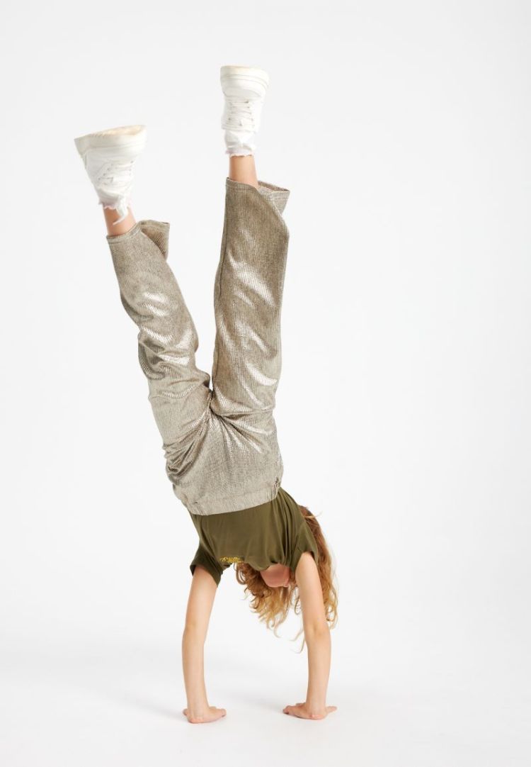 TNLEAH WIDE PANTS GOLD