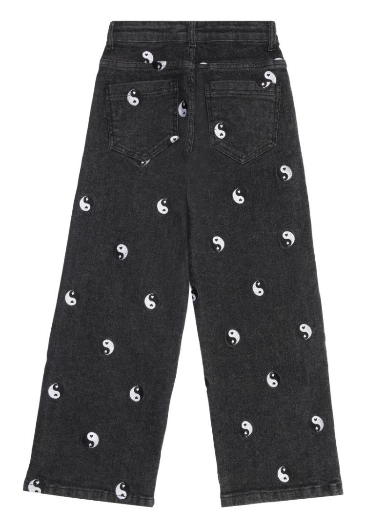 TNLYKKE WIDE JEANS BLACK DENIM WAS