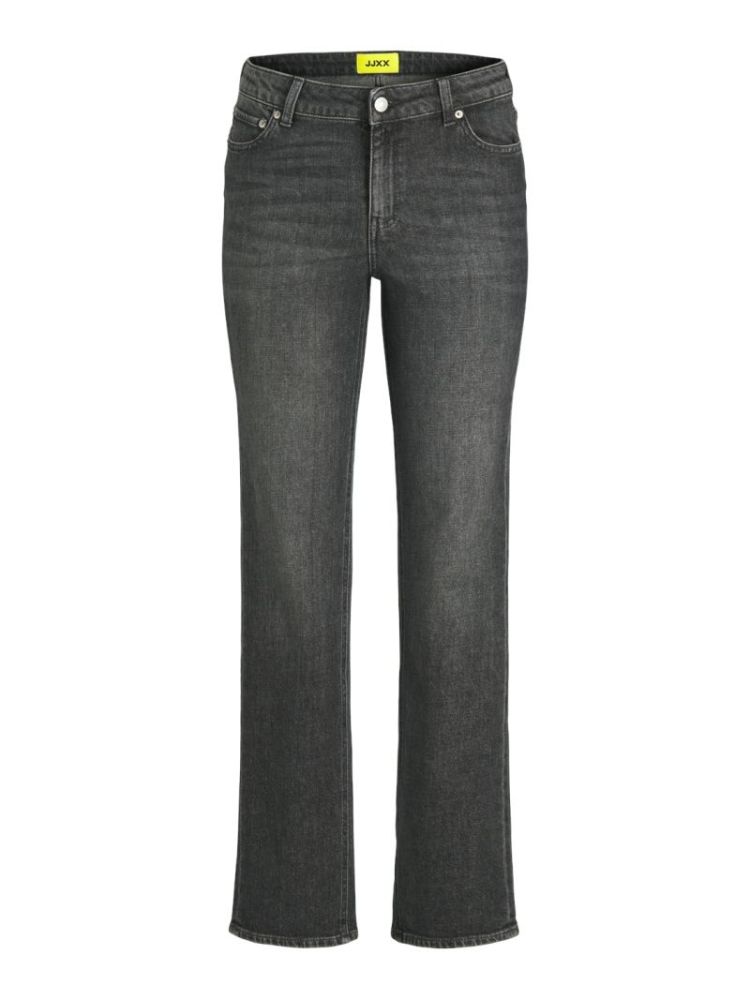 JXNICE SL STR MW JEANS NOOS DARK GREY DENIM