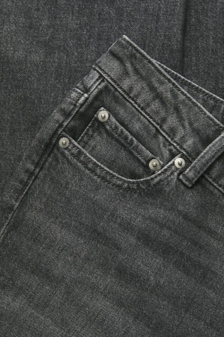 JXNICE SL STR MW JEANS NOOS DARK GREY DENIM