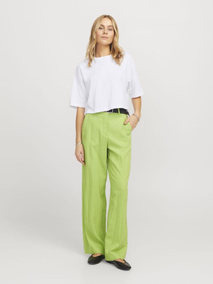 JXANDREA LOOSE SS CROPPED NOOS BRIGHT WHITE