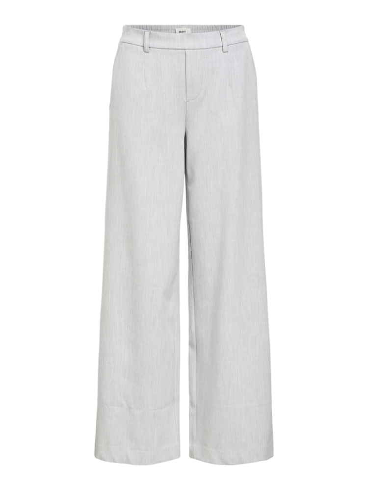 OBJLISA WIDE PANT NOOS LIGHT GREY MELA