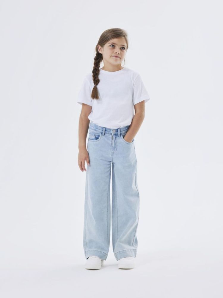 NKFROSE HW WIDE JEANS LIGHT BLUE DENI