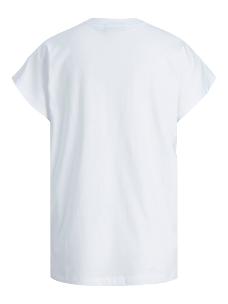 JXASTRID SL BOXY EVERY TEE NOO WHITE