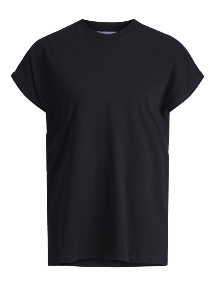 JXASTRID SL BOXY EVERY TEE NOO ZWART