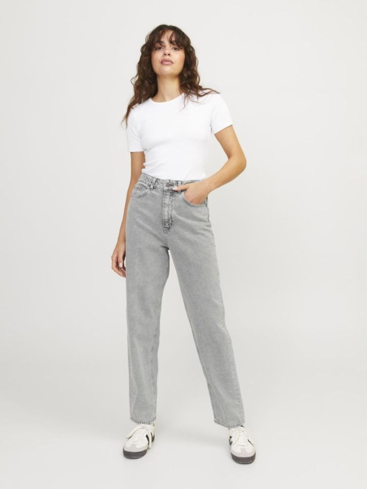 JXLISBON MOM HW NOOS GREY DENIM