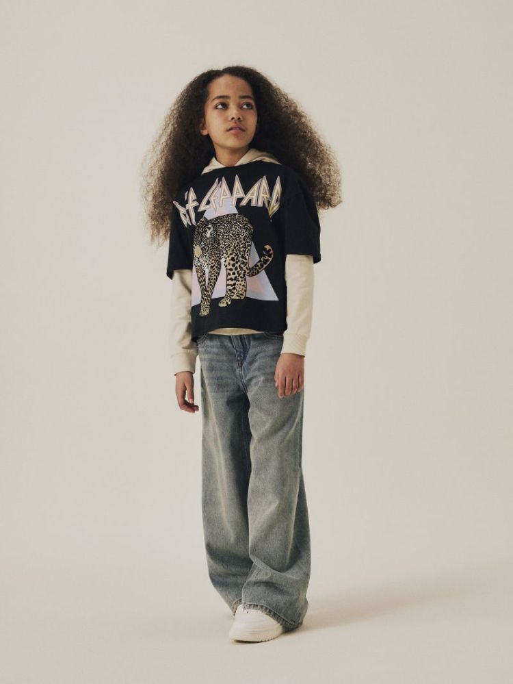 NKFBELLA SKATER XWIDE JEANS VINTAGE MEDIUM
