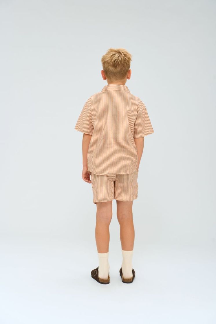 TNOLLIE SHORTS INDIAN TAN STRI