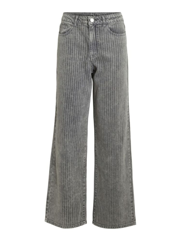 VIFREYA ARIE HW WIDE JEANS DARK GREY DENIM