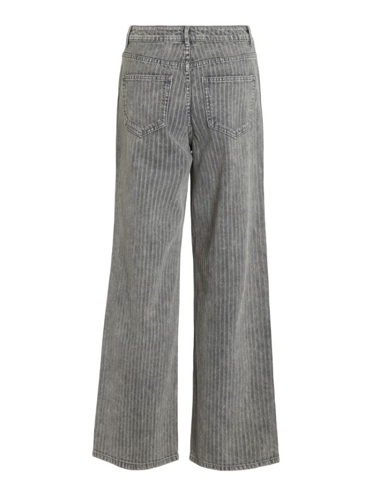 VIFREYA ARIE HW WIDE JEANS DARK GREY DENIM