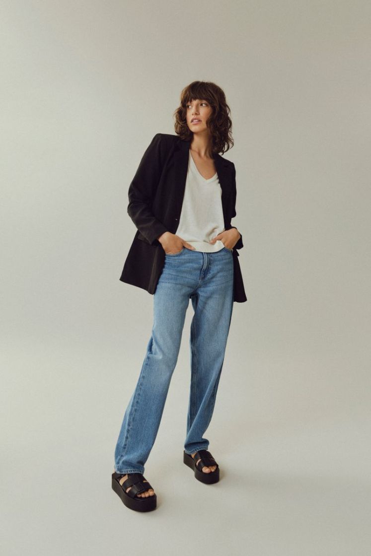 VIKELLY JAF HW STRAIGHT NOOS MEDIUM BLUE DEN