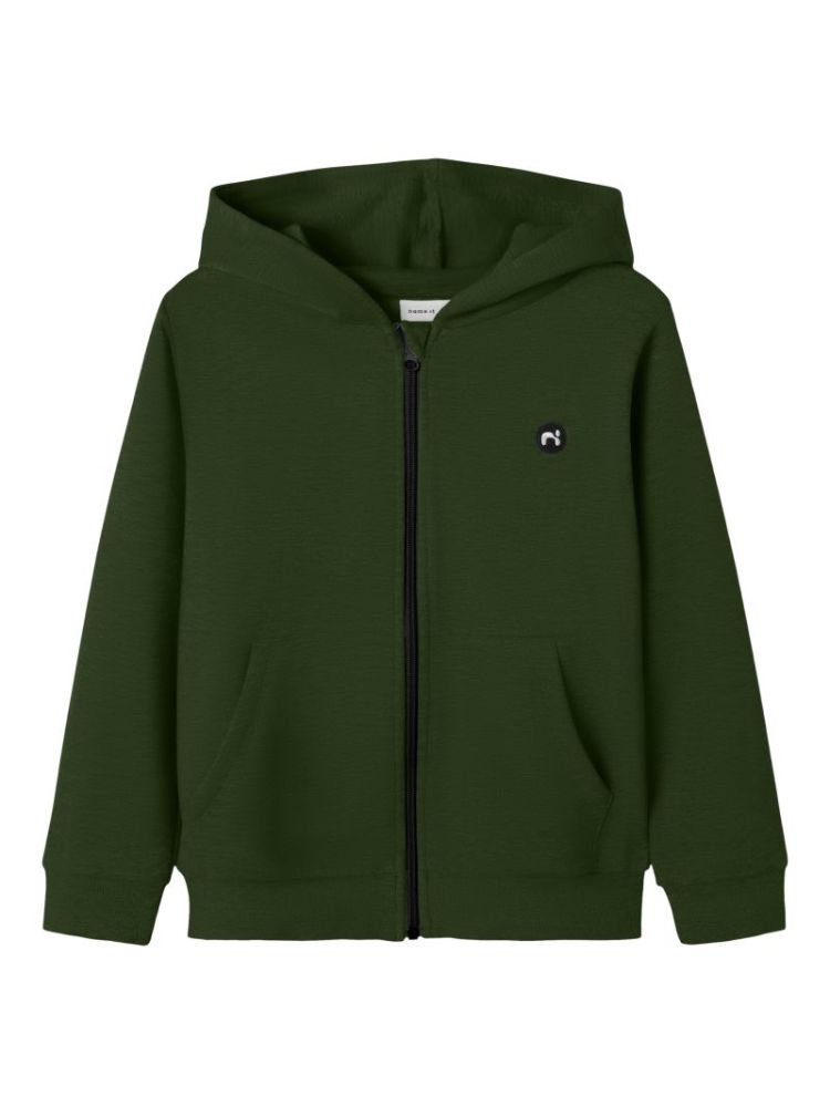 NKMVIMO LS SWEAT CARD NOOS RIFLE GREEN