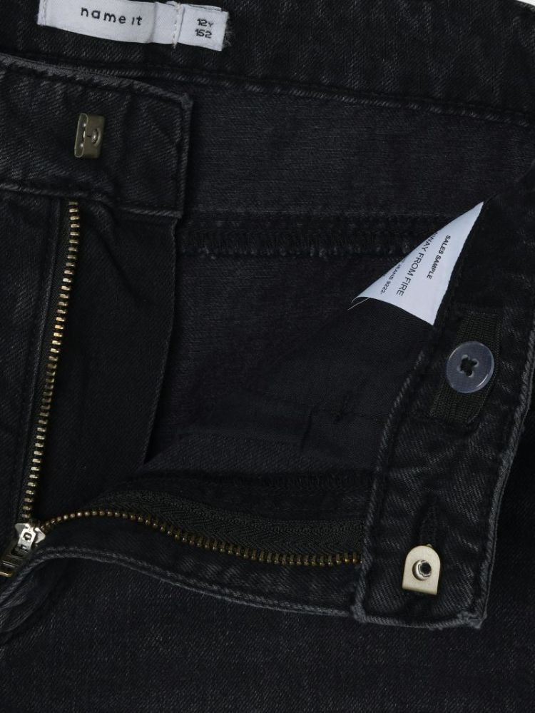 NKFROSE HW STRAIGHT JEANS NOOS BLACK DENIM