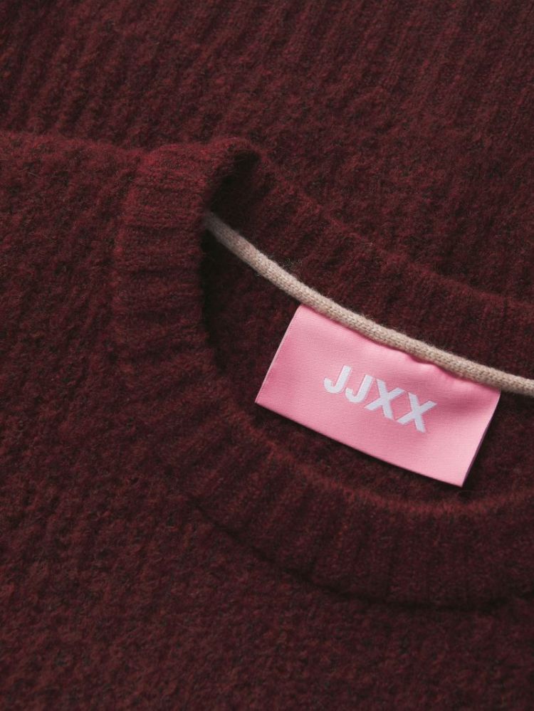 JXSIGGA DIVERSE CREW NECK KNT CABERNET