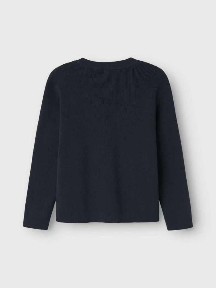 NKMNESOLLE LS PULLOVER KN NOOS DARK SAPH