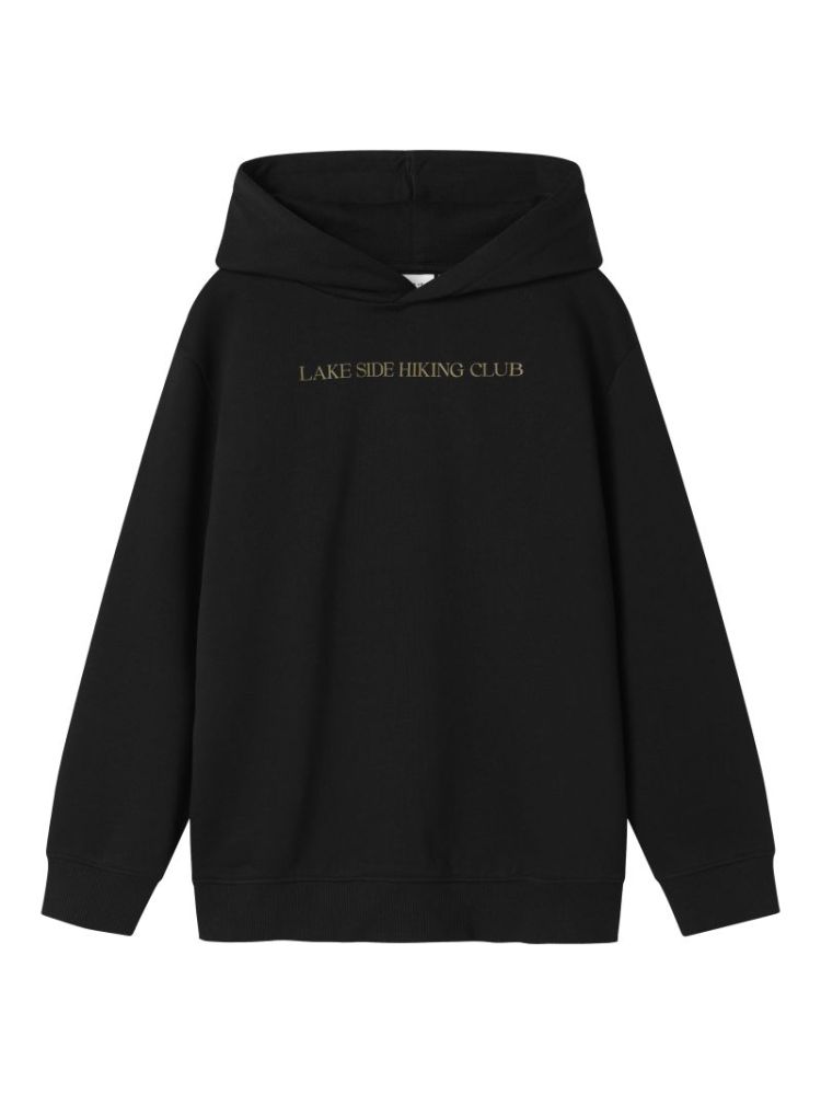 NKMOSIAN LS NREG SWEAT BLACK