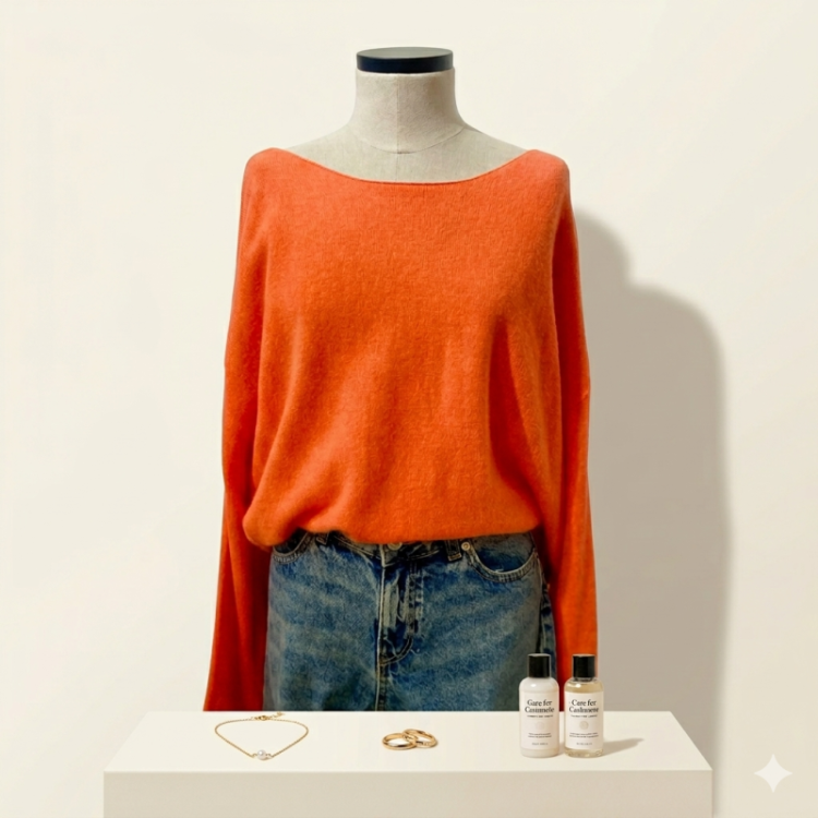 RONDE HALS ORANGE