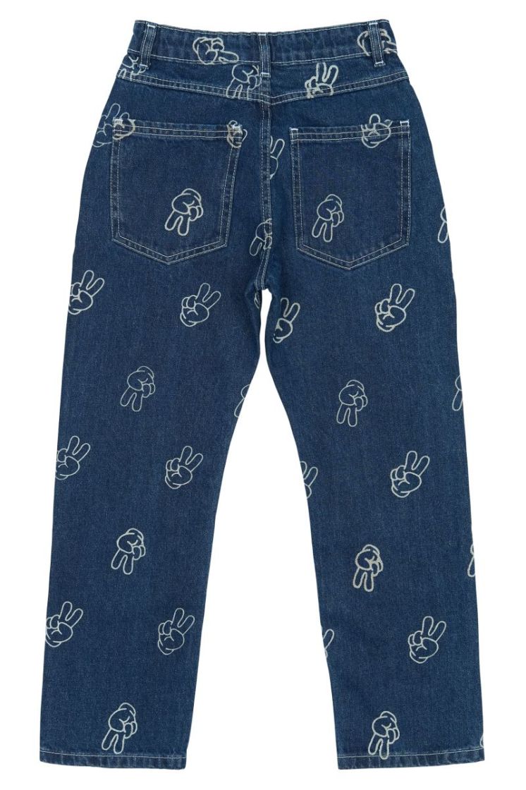 TNPEWTER LOOSE FIT JEANS MEDIUM BLUE DEN