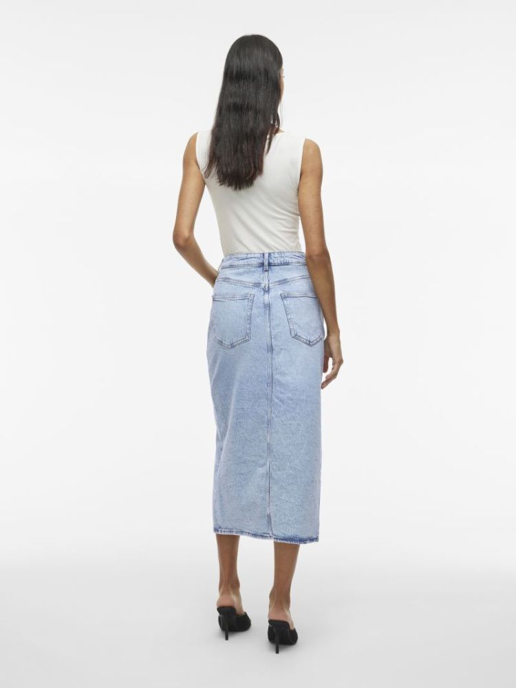 VIJAF HW MIDI DENIM SKIRT NOOS LIGHT BLUE DENI