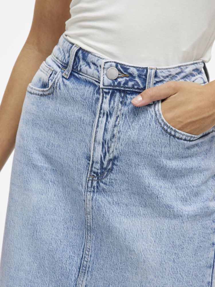 VIJAF HW MIDI DENIM SKIRT NOOS LIGHT BLUE DENI