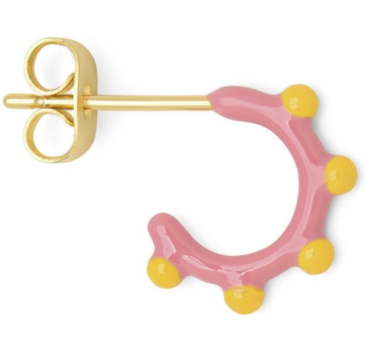 COLOR HOOP DOT ROSE