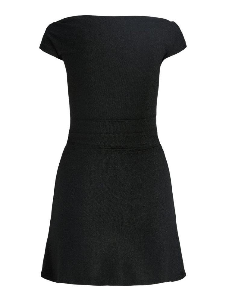 JXARIA SS SHORT DRESS BLACK