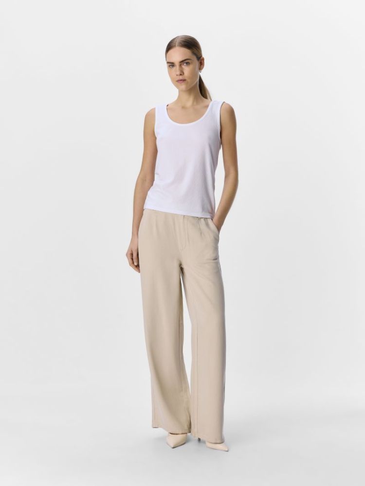OBJFRAME LISA WIDE MW PANT NOO Birch 4991770