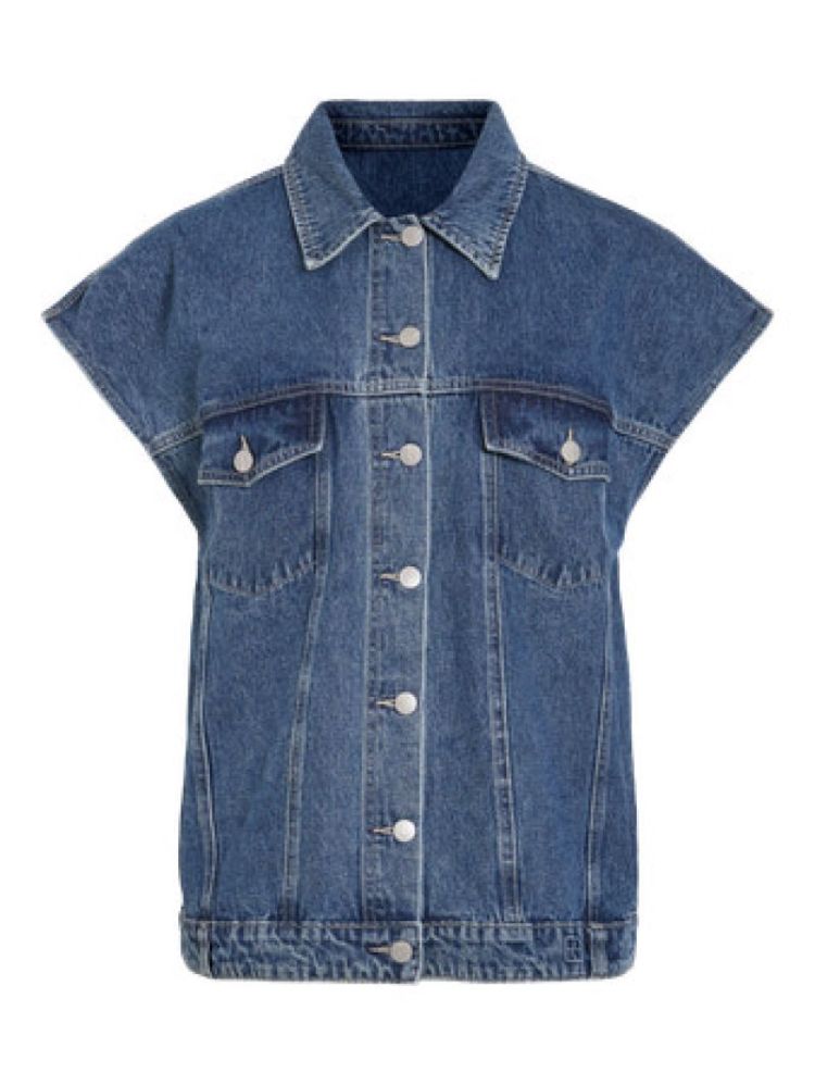 ROUJOLIE OVERSIZED DENIM VEST 4774022 Dark Me