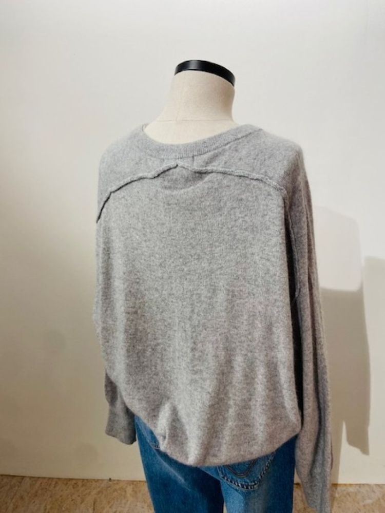 CARDIGAN FIJN  GRIS CLAIRE