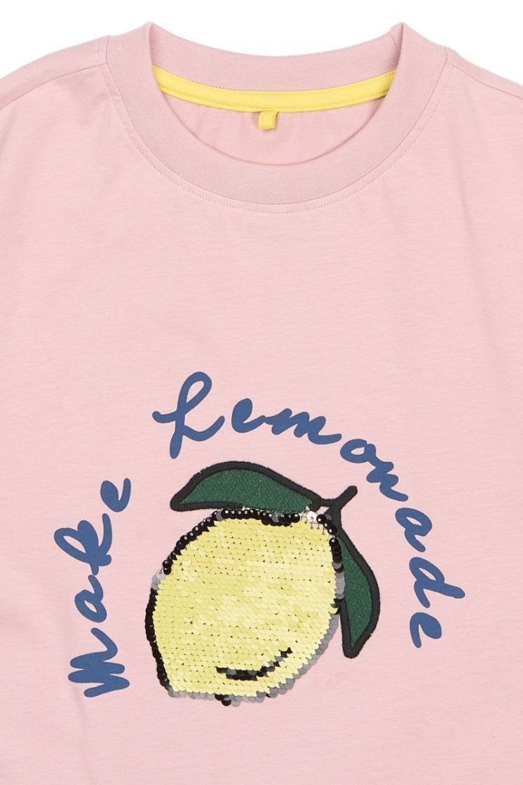 TNShannet OS S_S Tee Silver Pink