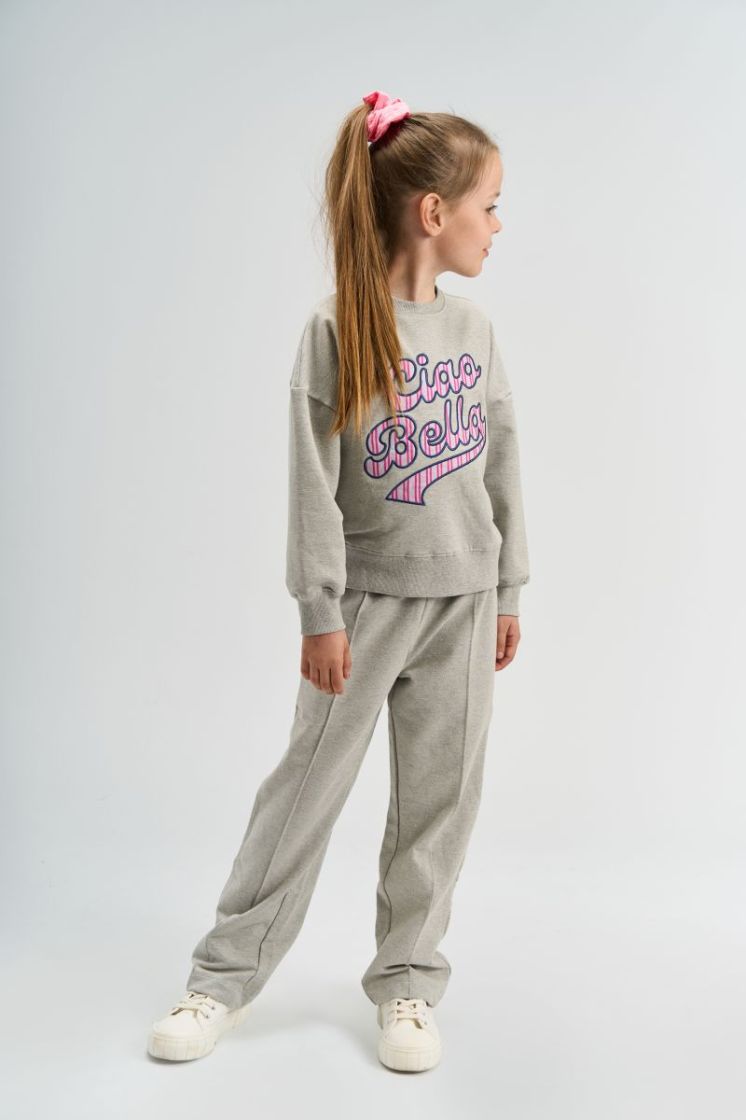 TNSerina OS Sweatshirt Light Grey Mela