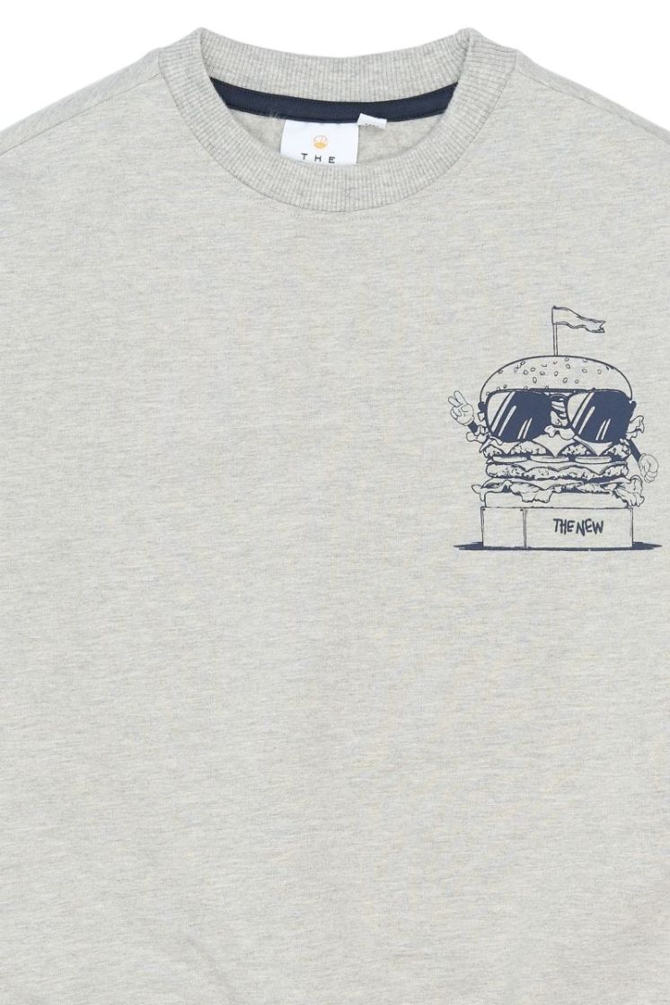 TNStevie Sweatshirt Light Grey Mela