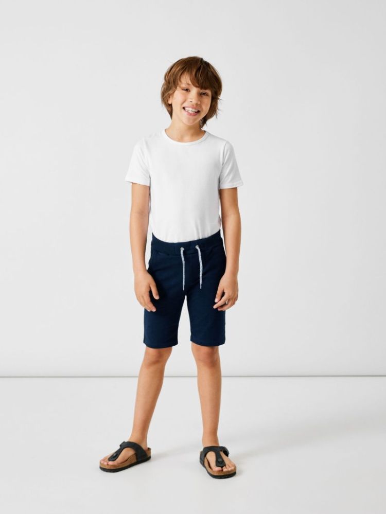 NKMVERMO LONG SWE SHORTS UNB F 3881327 Dark Sa