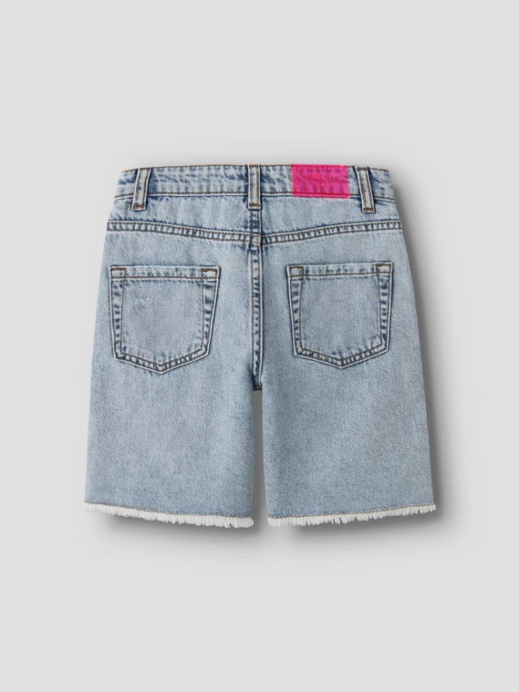 NKFBELLA HW WIDE DNM SHORTS 14 Light Blue Blea