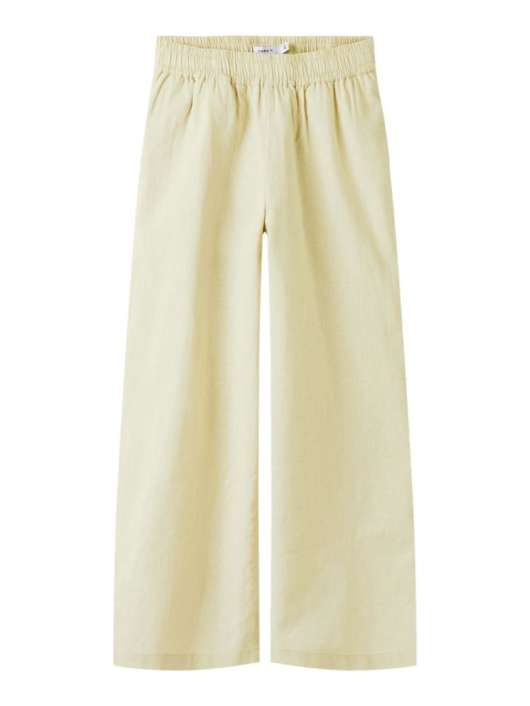 NKFFALINNEN WIDE PANT NOOS Pear Sorbet 497