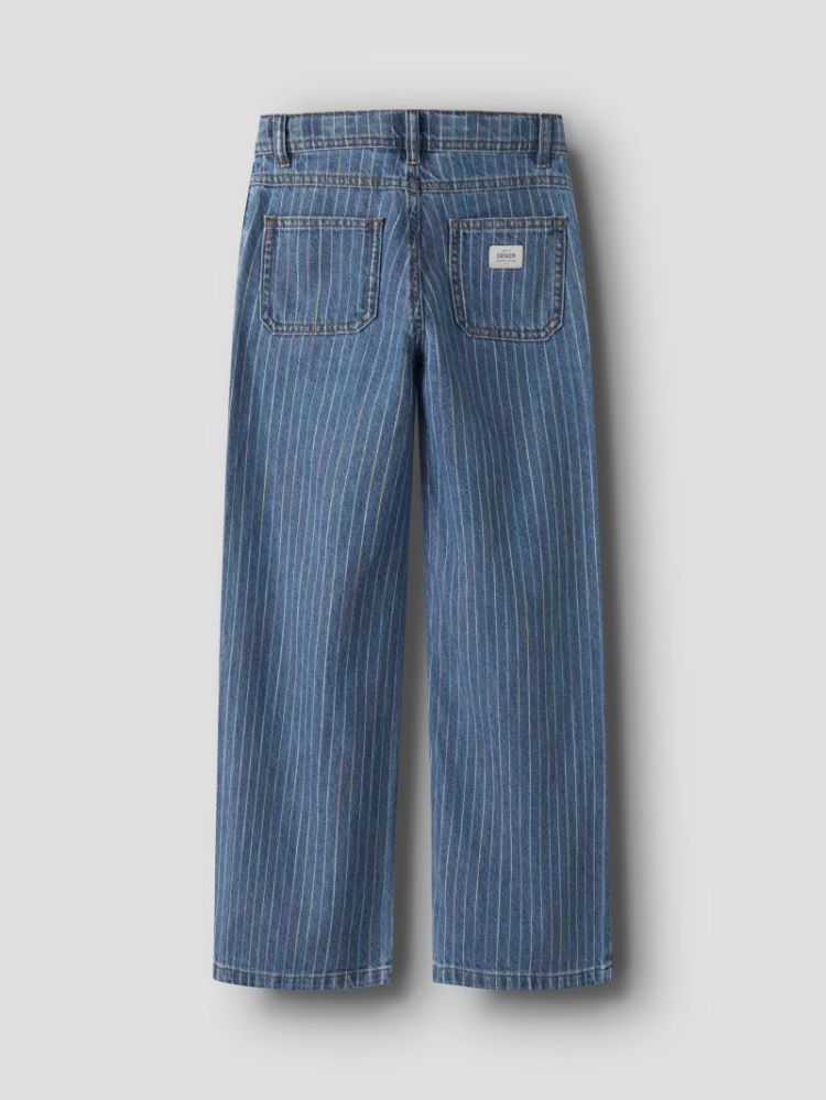 NKFROSE WIDE STRIPE JEANS 2224 Medium Blue Den