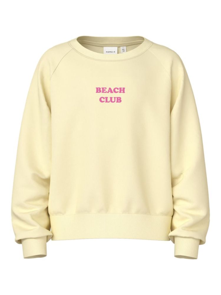 NKFVANEZZA LS NREG SWEAT UNB Pear Sorbet Bea