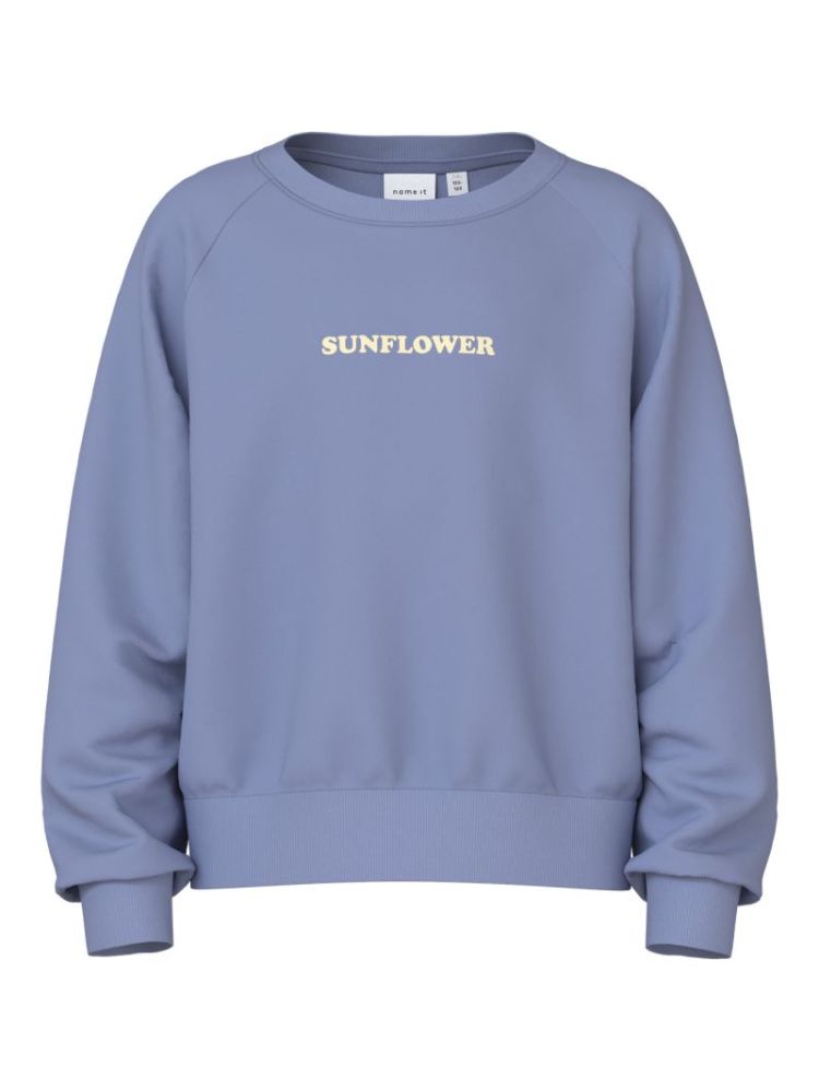 NKFVANEZZA LS NREG SWEAT UNB Purple Impressi