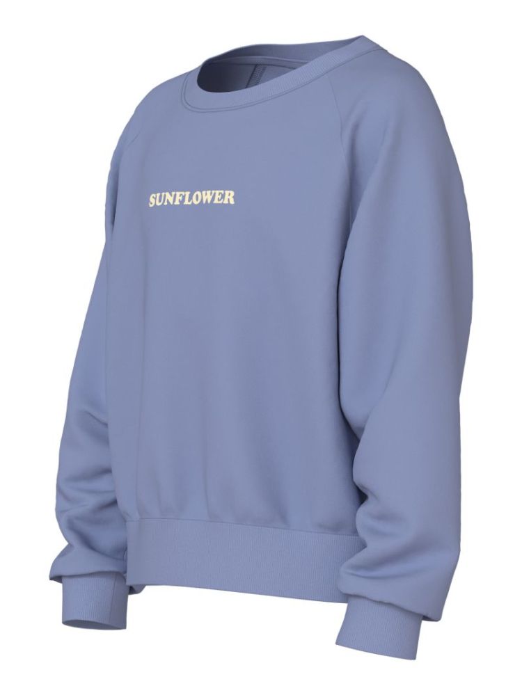 NKFVANEZZA LS NREG SWEAT UNB Purple Impressi