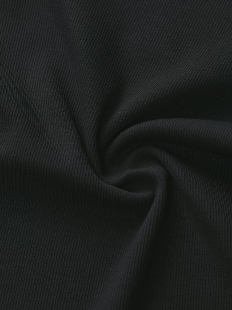 JXFIFI STR SL RIB TOP BLACK