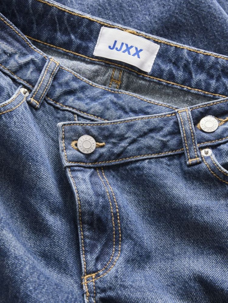 JXTOKYO CATIE WIDE HW DENIM DARK BLUE DENIM