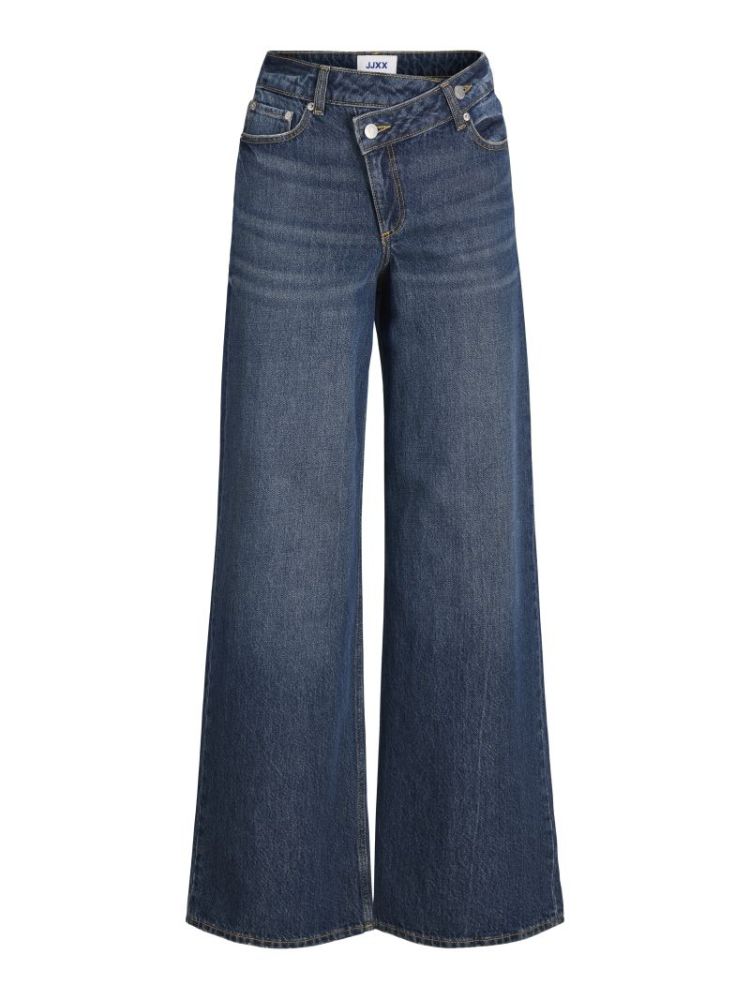 JXTOKYO CATIE WIDE HW DENIM DARK BLUE DENIM