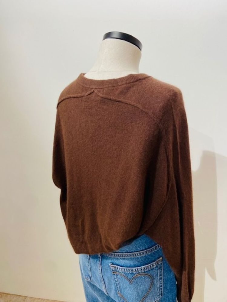 CARDIGAN FIJN  CHOCO