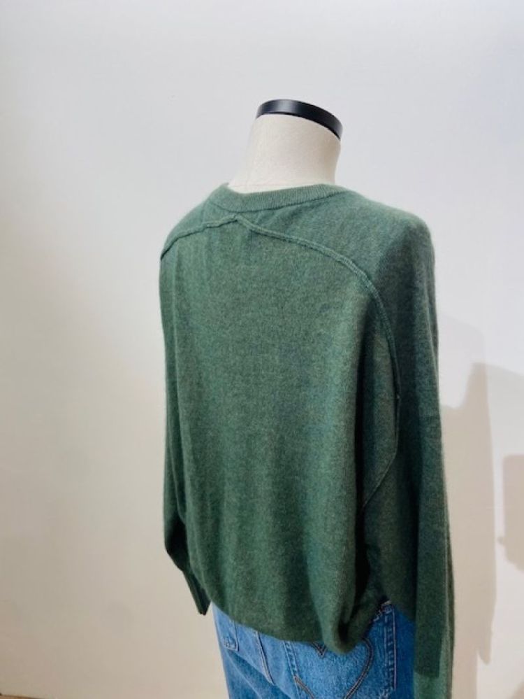 CARDIGAN FIJN  kaki